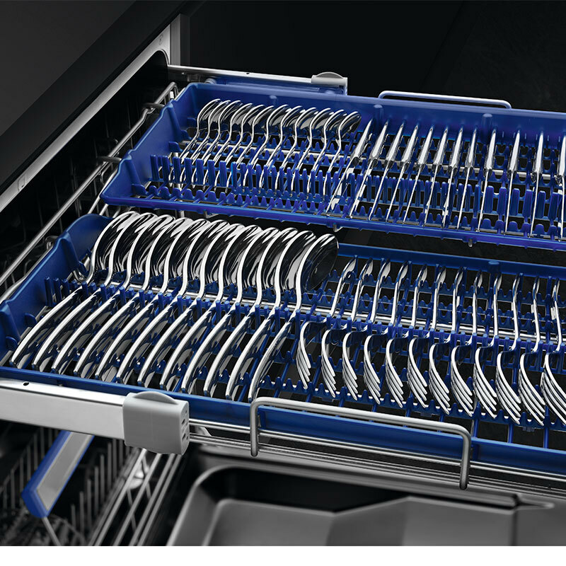 Lavavajillas libre instalación 60 cm Smeg LVS345BQSTX – 14 servicios, Motor Inverter, Secado apertura automática