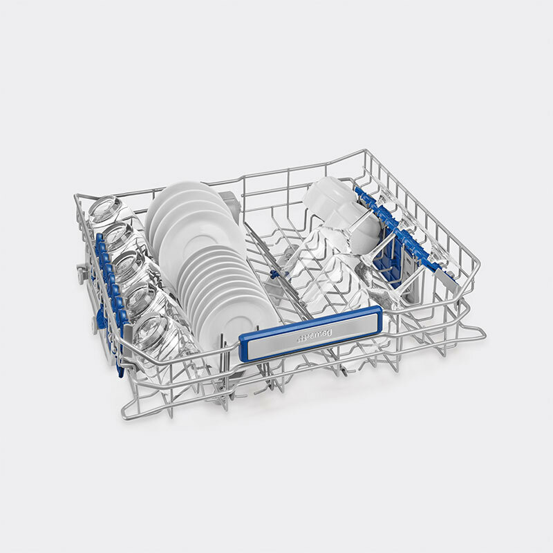 Lavavajillas libre instalación 60 cm Smeg LVS345BQSTX – 14 servicios, Motor Inverter, Secado apertura automática