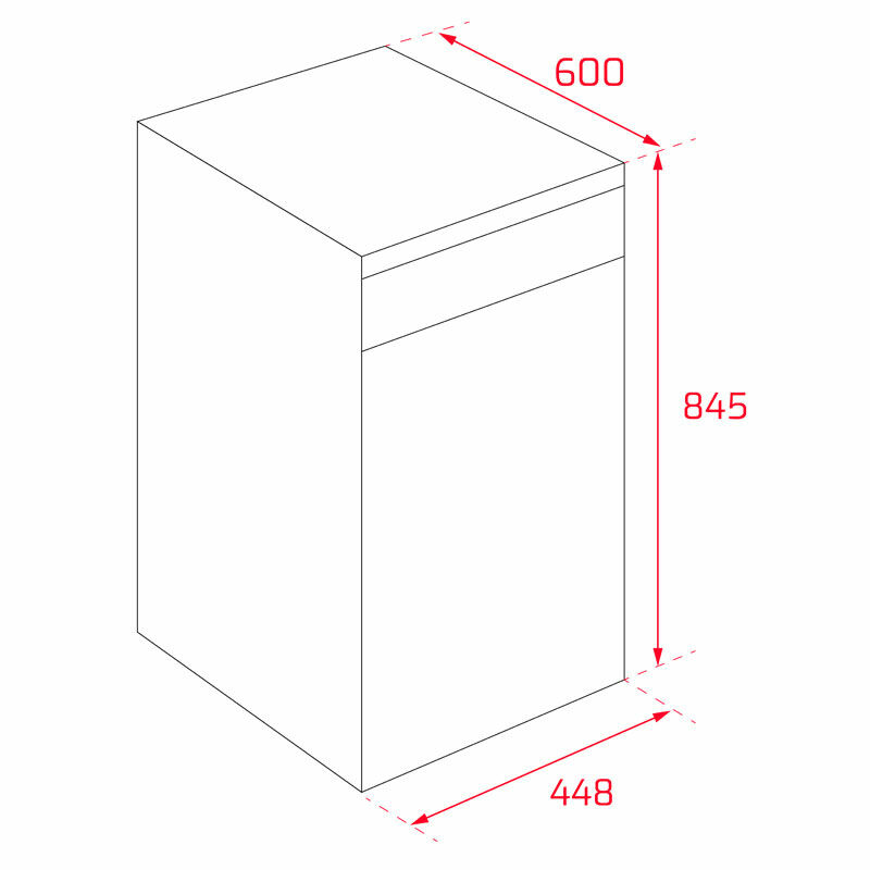 Lavavajillas 45 cm Teka DFS 44750 – 10 servicios, 7 programas, 47 dB