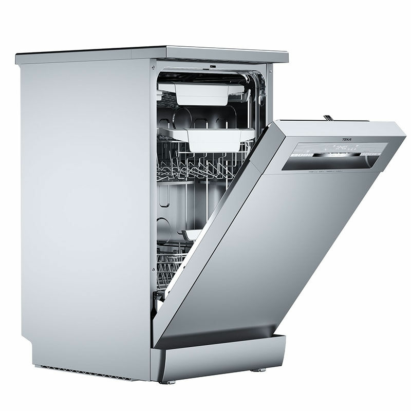 Lavavajillas libre instalación Teka DFS 74850 – 10 servicios, 44 dB, 8 programas