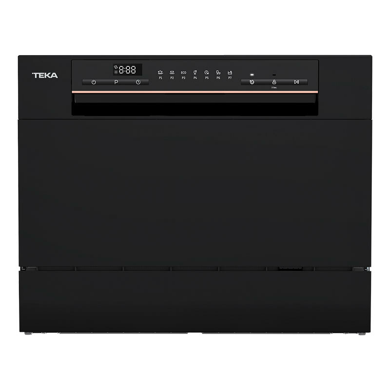 Lavavajillas compacto sobremesa Teka LC 24700 BK – 6 servicios, 49 dB, 6,5 L/ciclo