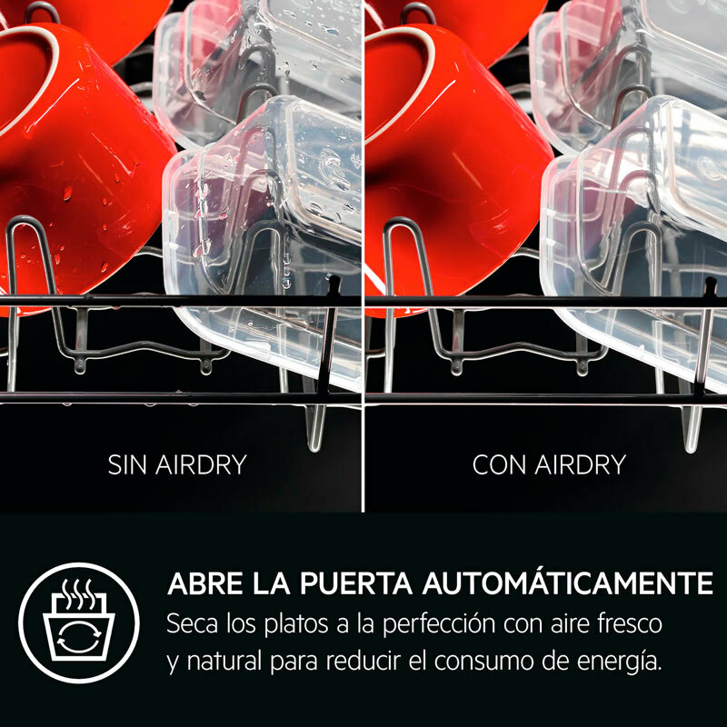 Lavavajillas integrable AEG FSE54600Z – 13 servicios, AirDry, Motor Inverter