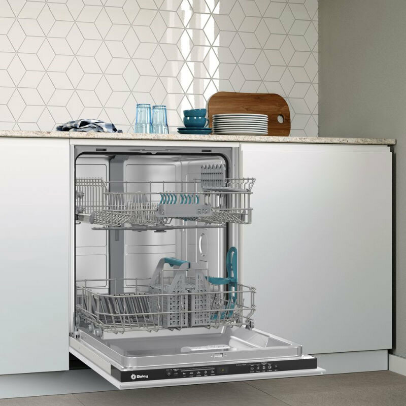 Lavavajillas integrable Balay 3VF5012NP – 12 servicios, Inverter extra silencioso, AquaStop