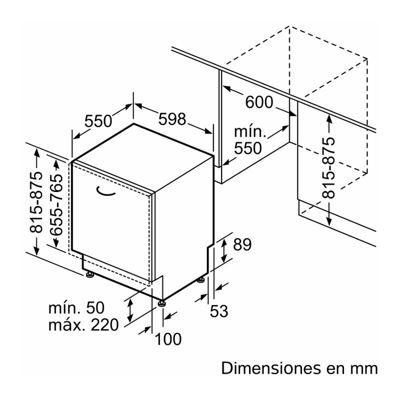 Lavavajillas Balay 3VF6360DA – Integrable, 14 servicios, Conectividad