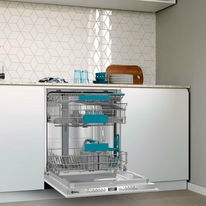 Lavavajillas integrable Balay 3VF6662SA – 13 servicios, Motor Inverter ExtraSilencio 42 dB, Conectividad Home Connect