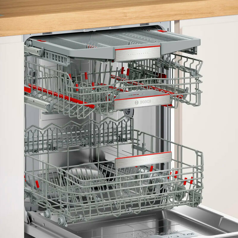 Lavavajillas totalmente integrable Bosch SMD8TCX04E – 14 servicios, Secado zeolitas, Home Connect