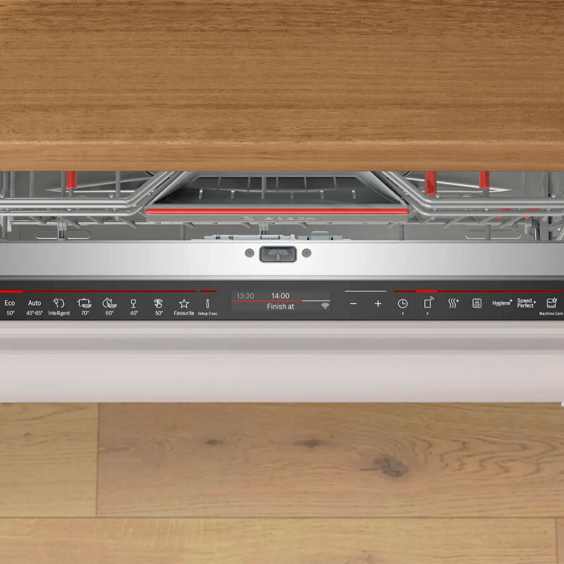 Lavavajillas totalmente integrable Bosch SMD8TCX04E – 14 servicios, Secado zeolitas, Home Connect