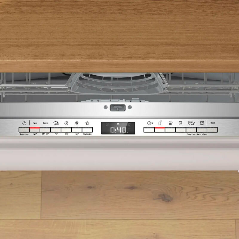 Lavavajillas integrable Bosch SMH4HVX03E – 14 servicios, Home Connect, Secado por intercambiador