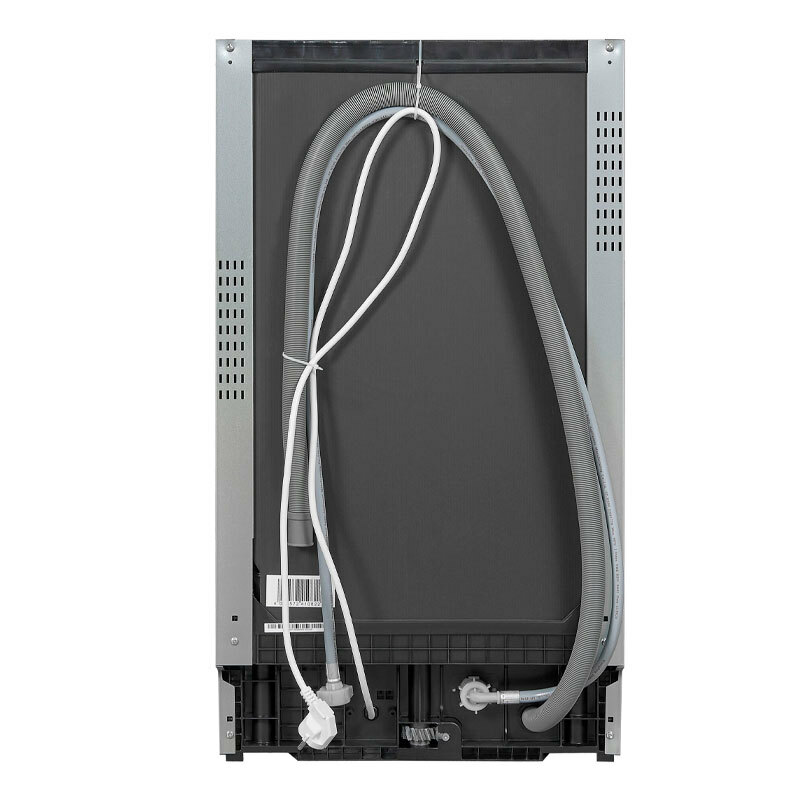 Lavavajillas integrable 45 cm Exquisit EGSP1009-E-030E – 9 servicios, Clase E, Cuba inox