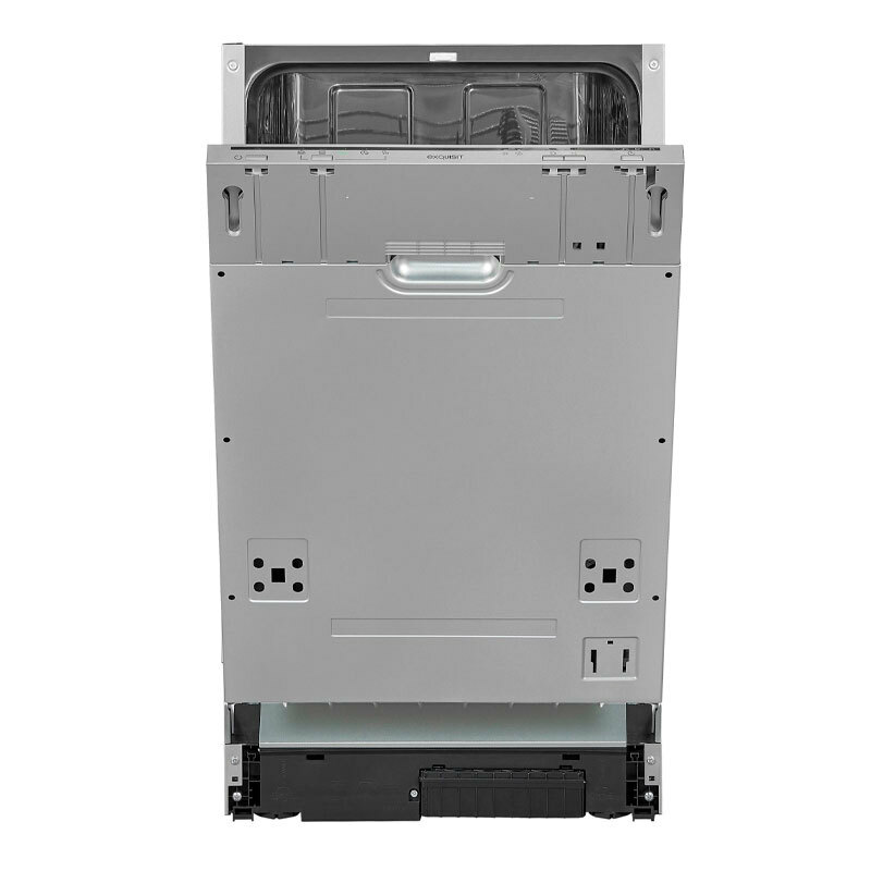 Lavavajillas integrable 45 cm Exquisit EGSP1009-E-030E – 9 servicios, Clase E, Cuba inox
