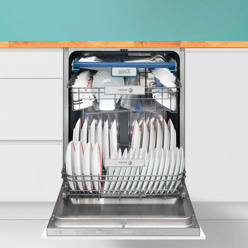 Lavavajillas integrable Fagor 4LVF637ADIT – 14 servicios, 44 dB, AquaStop