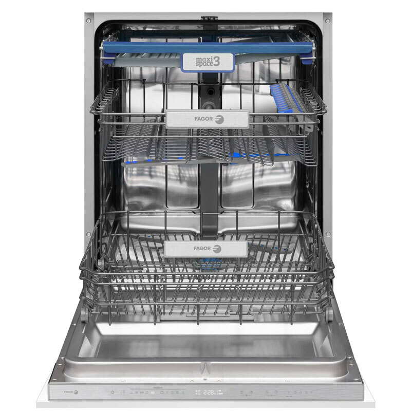 Lavavajillas integrable 60 cm Fagor 4LVF638ADIT – 14 servicios, Secado AutoDoor, AquaStop