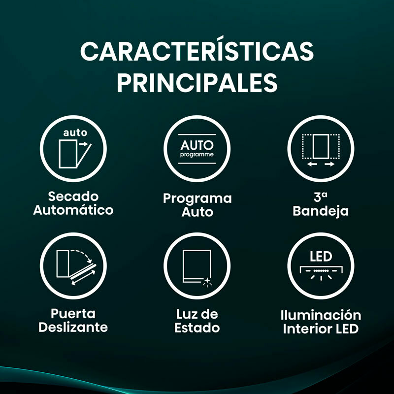 Lavavajillas integrable 60 cm Hisense HV673A65 – 16 servicios, WiFi, Secado auto