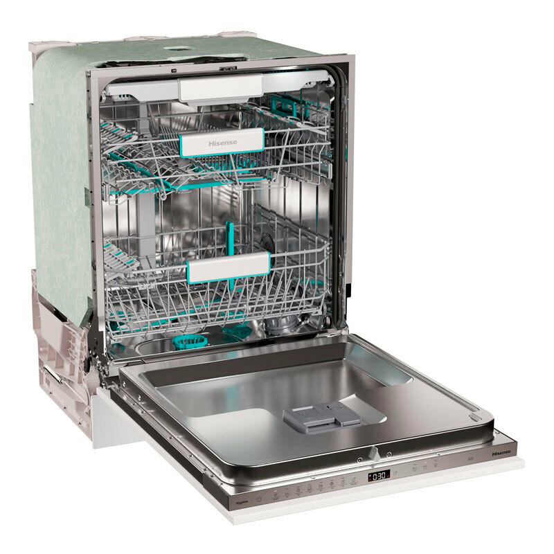 Lavavajillas integrable 60 cm Hisense HV673A65 – 16 servicios, WiFi, Secado auto