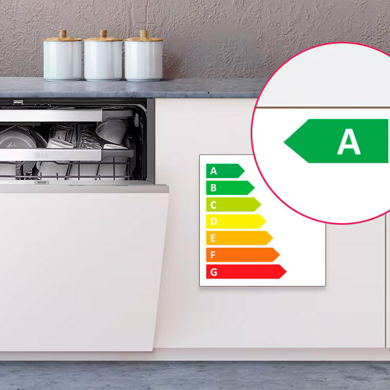 Lavavajillas integrable LG DB476TXS – QuadWash, TrueSteam, Wi‑Fi ThinQ