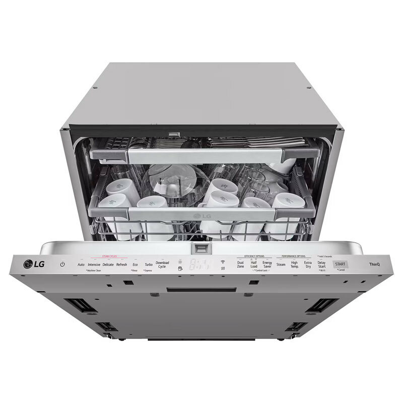 Lavavajillas integrable LG DB476TXS – QuadWash, TrueSteam, Wi‑Fi ThinQ