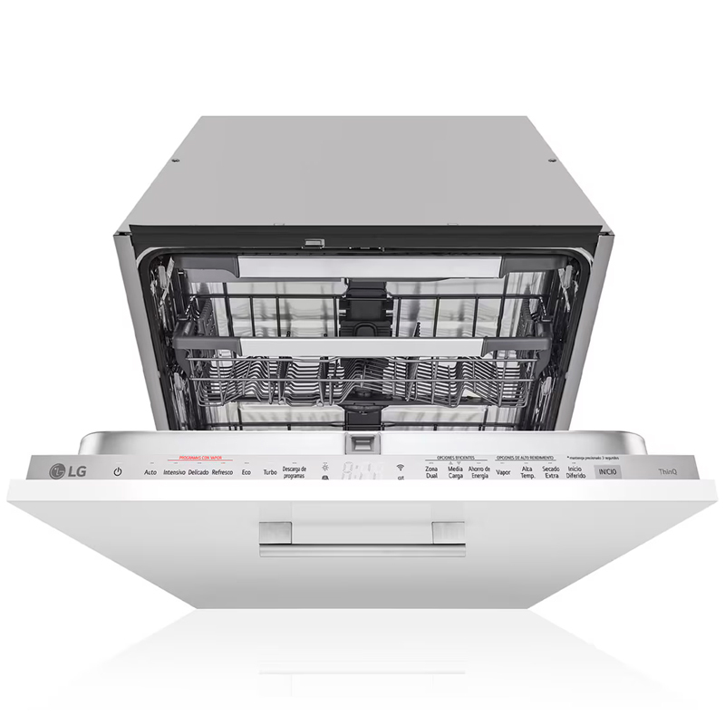 Lavavajillas integrable 60 cm LG DB597TXS – 14 servicios, TrueSteam & QuadWash, WiFi ThinQ