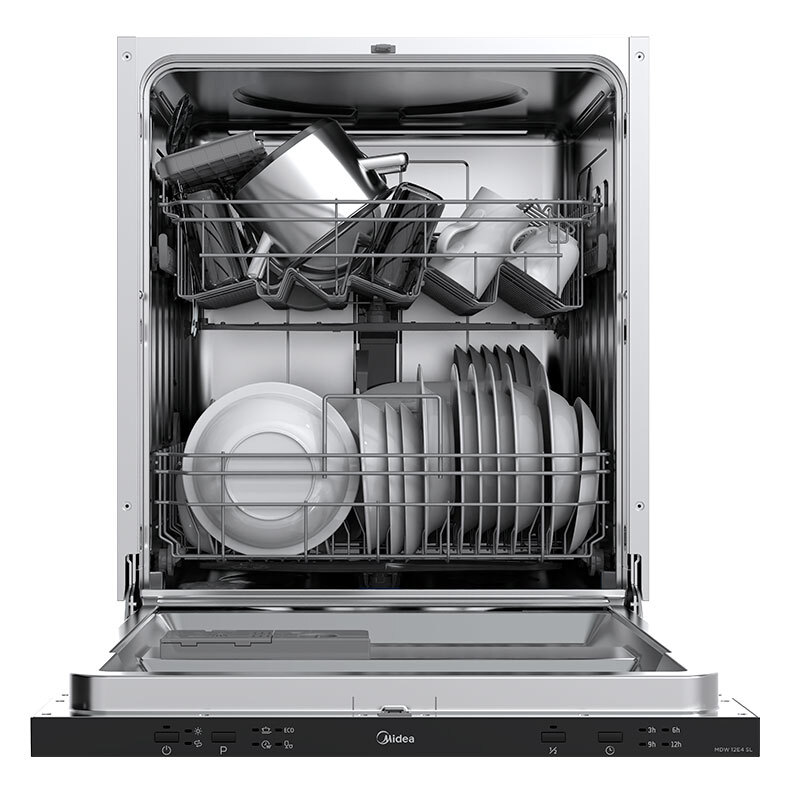 Lavavajillas integrable 60 cm Midea MDW12E4SL – 12 cubiertos, 49 dB, inicio diferido