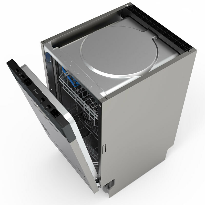 Lavavajillas integrable 45 cm Midea MID45S120-ES – 10 servicios, 9 L/ciclo, AquaStop