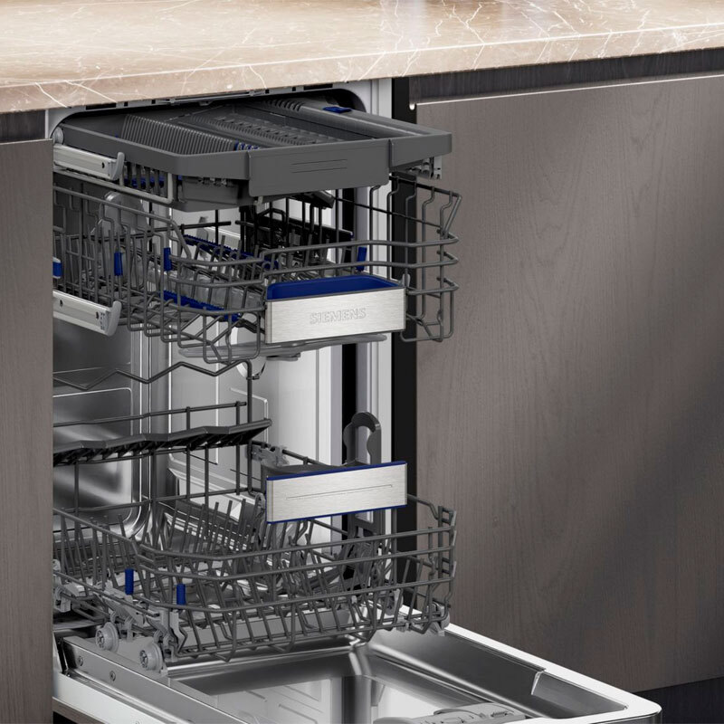 Lavavajillas integrable 45 cm Siemens SR65EX09ME – 10 servicios, Secado autoOpen, Home Connect