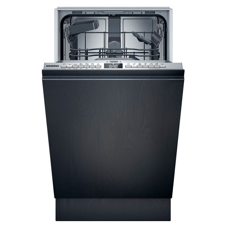 Lavavajillas integrable total Siemens SR93EX25LE – 45 cm, 10 servicios, 44 dB