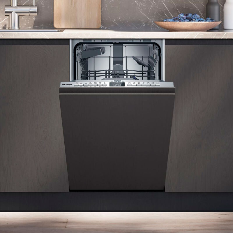 Lavavajillas integrable total Siemens SR93EX25LE – 45 cm, 10 servicios, 44 dB