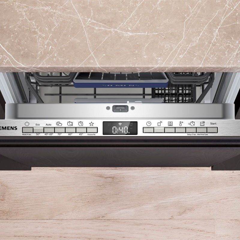 Lavavajillas integrable total Siemens SR93EX25LE – 45 cm, 10 servicios, 44 dB