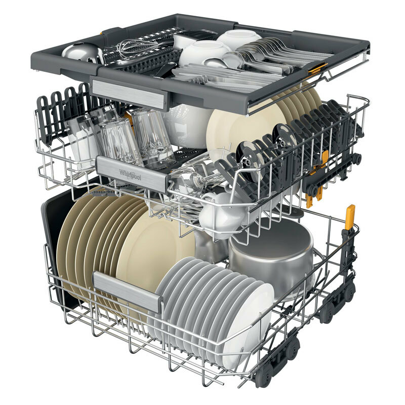 Lavavajillas integrable 60 cm Whirlpool WH7IA115B2M3TUS0 – 15 servicios, Clase A, Motor Inverter 10 años