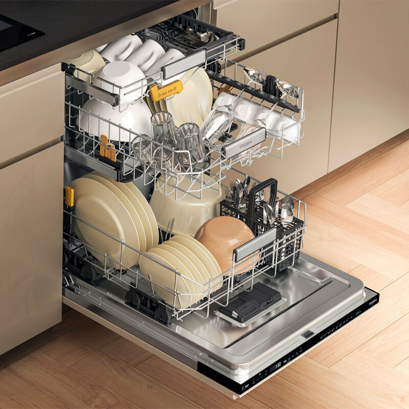 Lavavajillas integrable Whirlpool WH8IA15AM6L0 – 15 cubiertos, PowerClean, 38 dB