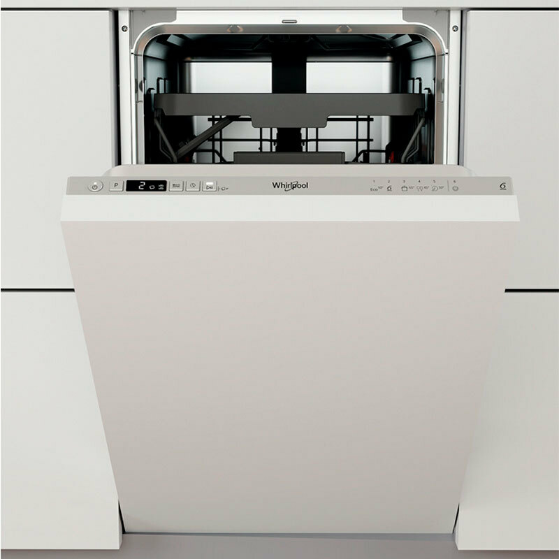 Lavavajillas integrable 45 cm Whirlpool WSIC3M27C – 10 servicios, Clase E, 9 L/ciclo