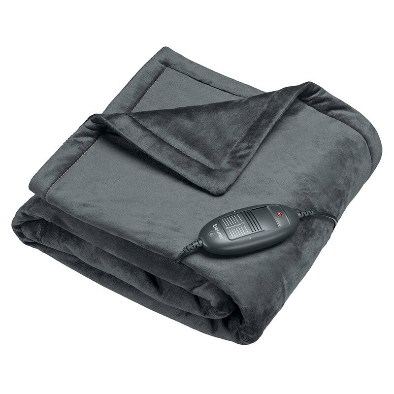 Manta eléctrica Beurer HD 74 Cosy – Microfibra, 6 niveles, Apagado 3 h