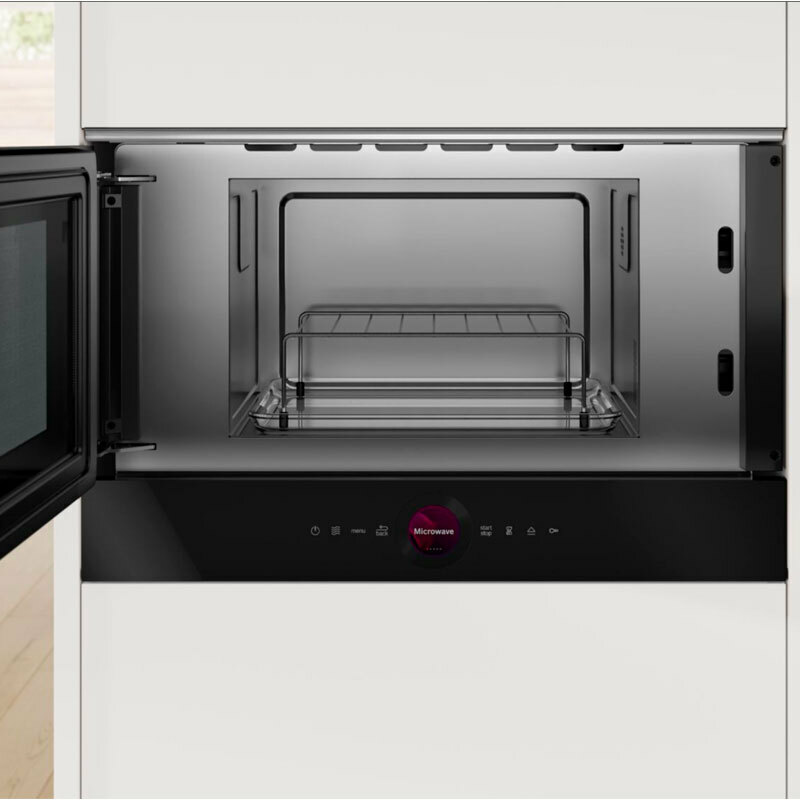 Microondas integrable Bosch BEL7321B1 – 21 L, Grill 1300 W, Display táctil