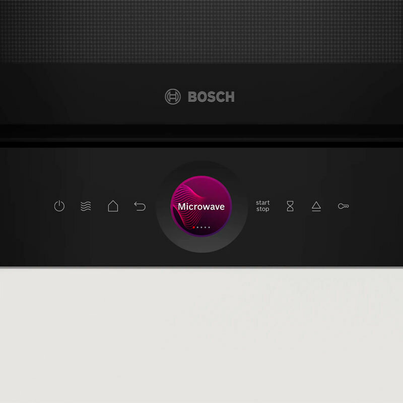 Microondas integrable Bosch BER7321B1 – 21 L, 900 W, Interior cerámico