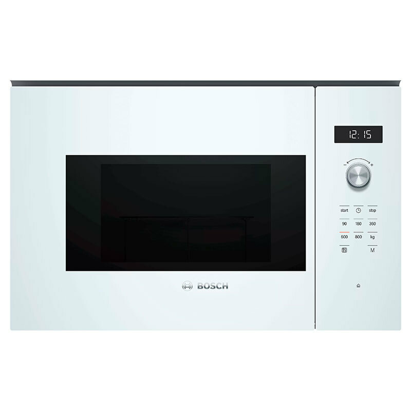 Microondas integrable Bosch BFL524MW0 – 20 L, 800 W, Display LED