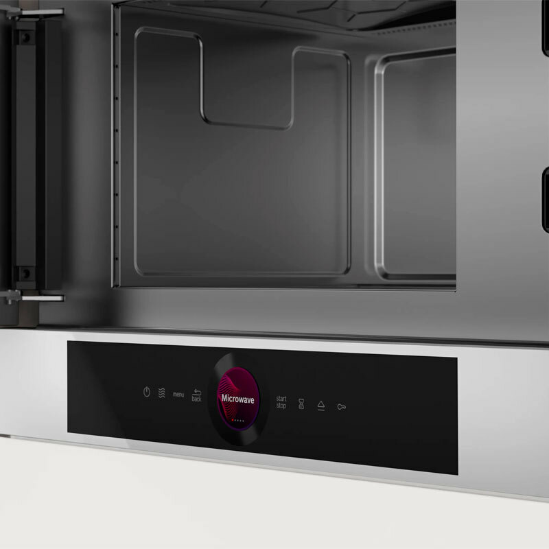 Microondas integrable Bosch BFL7221W1 – 21 L, 900 W Inverter, Display TFT táctil