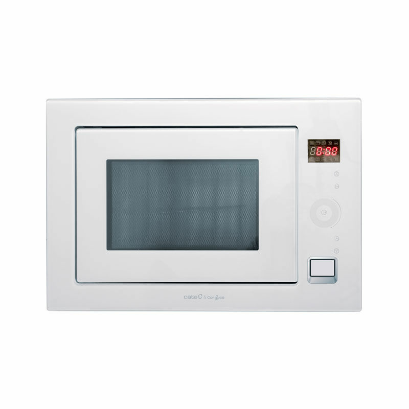 Microondas integrable Cata MC 25 GTC WH – 25 L, 900 W microondas, Grill 1000 W
