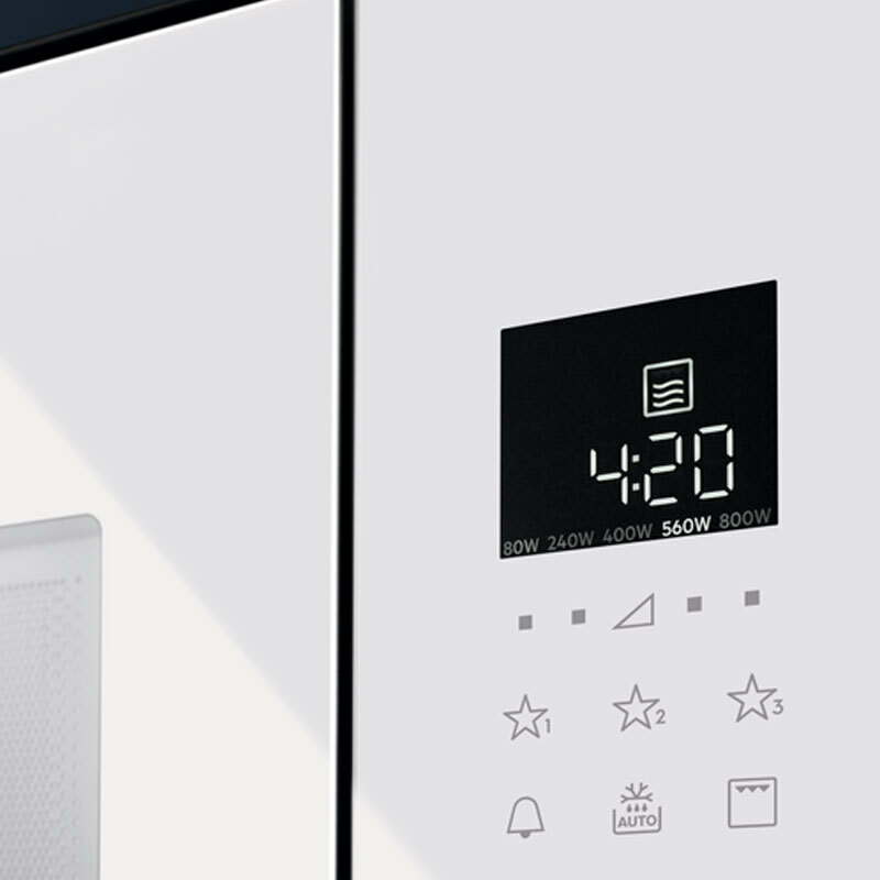 Microondas integrable Electrolux KMFD172TEW – 17 L, 800 W, Grill integrado