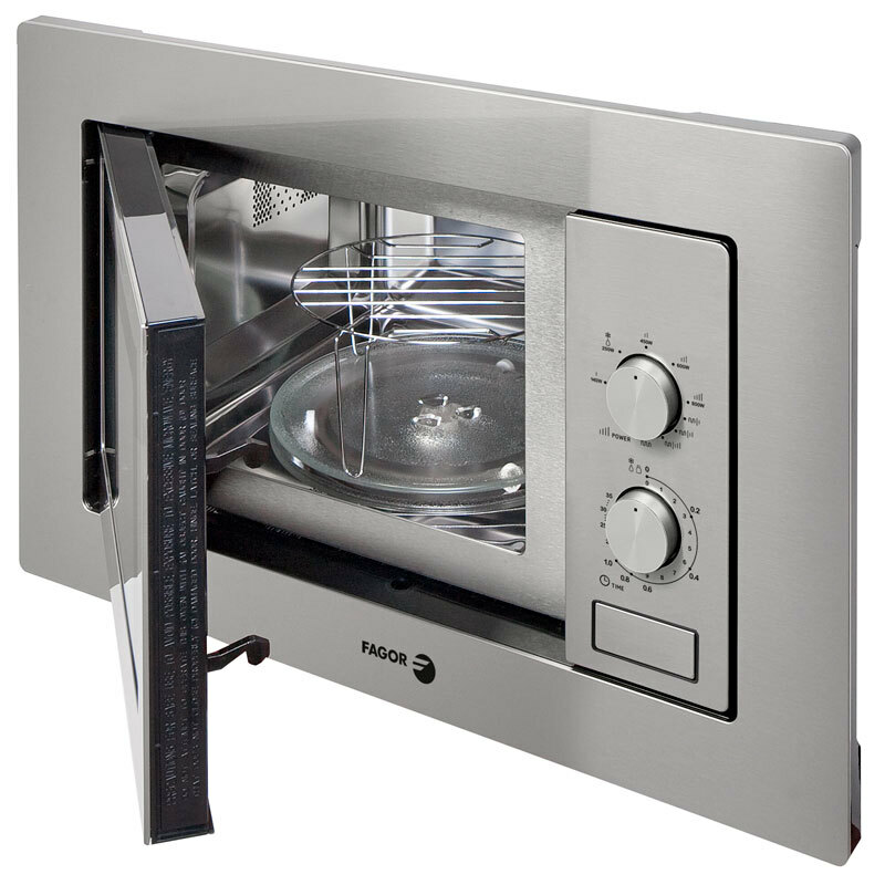 Microondas integrable Fagor 3MWB-20CGX – 20 L, Grill 1000 W, Acero inoxidable
