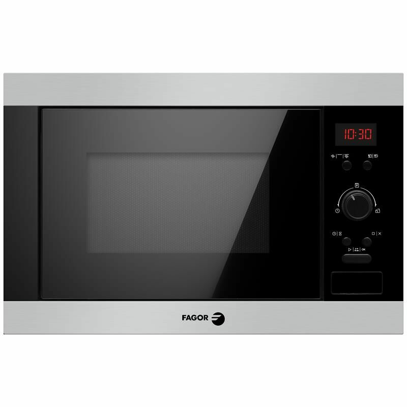 Microondas integrable Fagor 3MWB25BEGX – 25 L, 900 W, grill 1000 W
