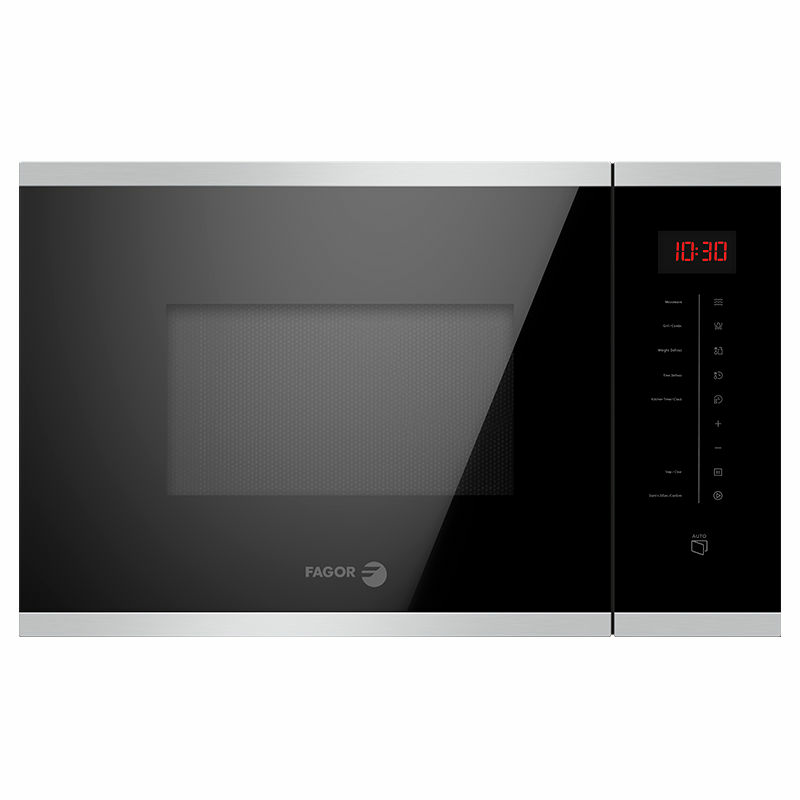 Microondas integrable Fagor 3MWB-25BTCGX – 25 L, 900 W microondas, Grill 1000 W