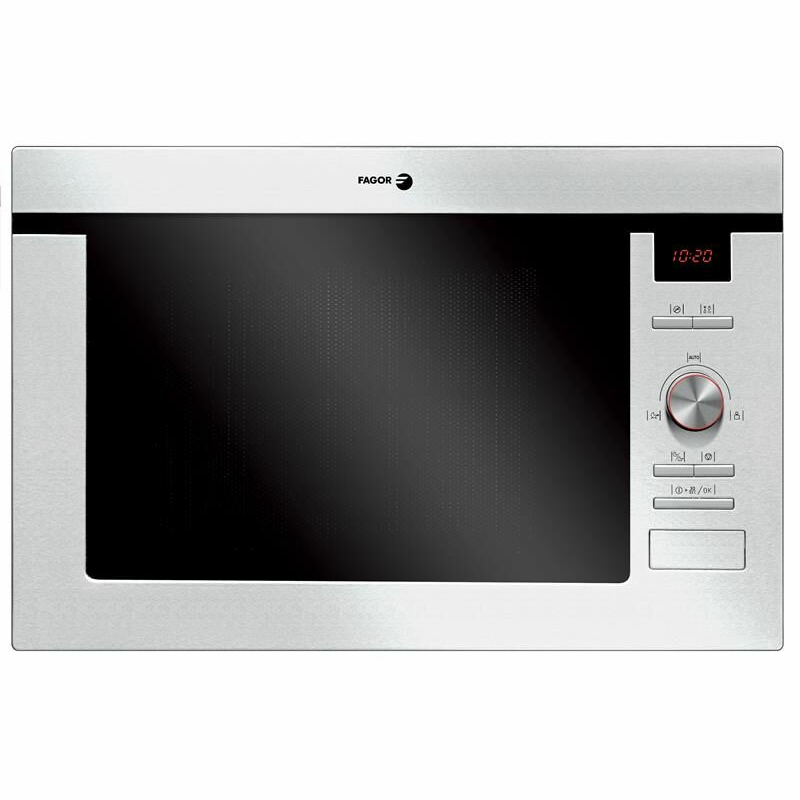 Microondas integrable Fagor 3MWB-25CEGX – 25 L, 900 W, Grill integrado