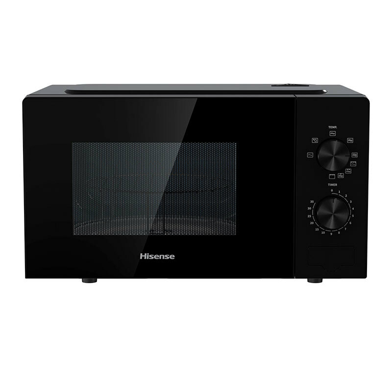 Microondas Hisense H20MOBP1G – 20 L, 700 W microondas/1000 W grill, bloqueo infantil