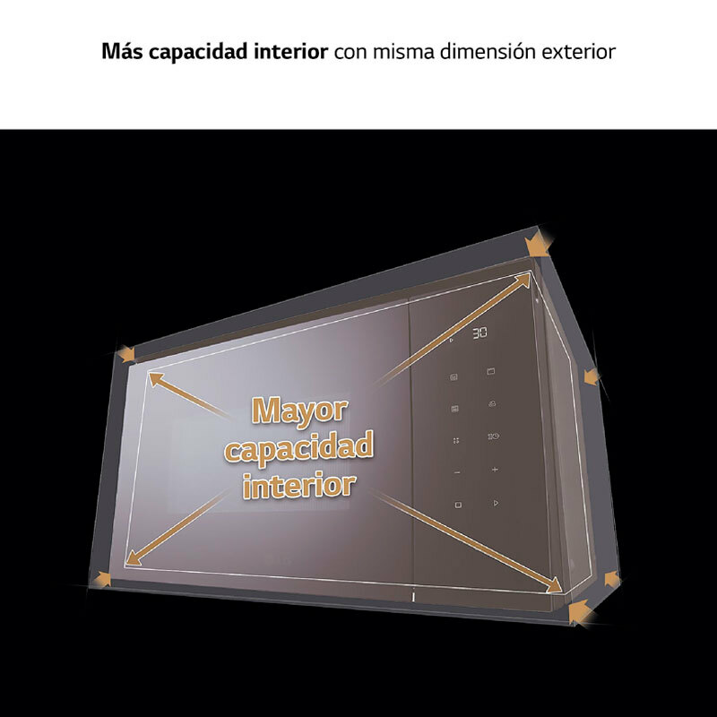 Microondas integrable LG MGBZ2593F – 25 L, 900 W, Grill 1000 W