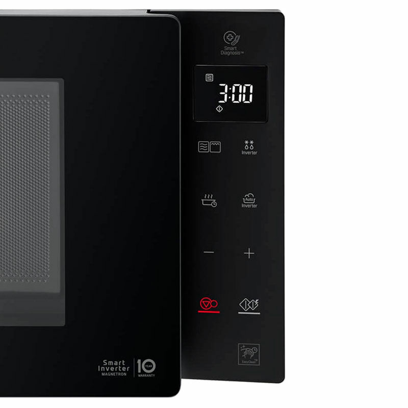 Microondas LG MH6535GIB – 25 L, Smart Inverter, Grill de cuarzo