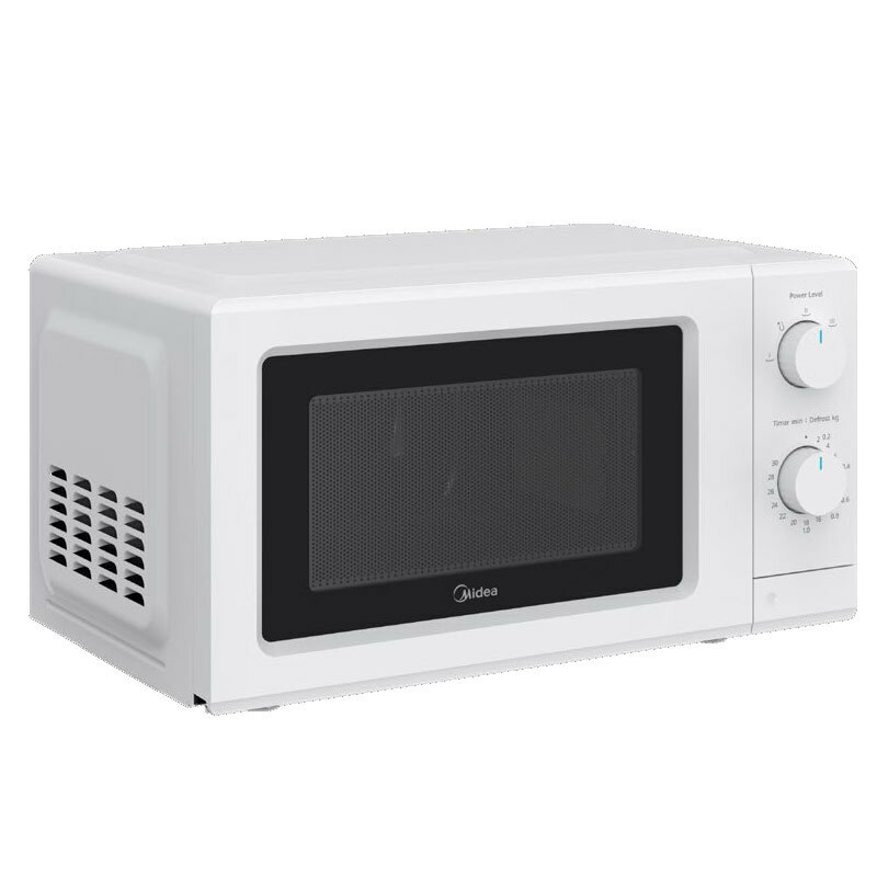Microondas Midea MD-MP012MK-WH – 19 L, 700 W, Control mecánico