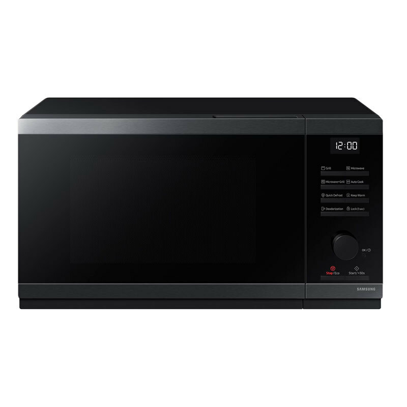 Microondas Samsung MG23DG4524AGE1 – 23 L, Grill 1.150 W, Interior cerámico