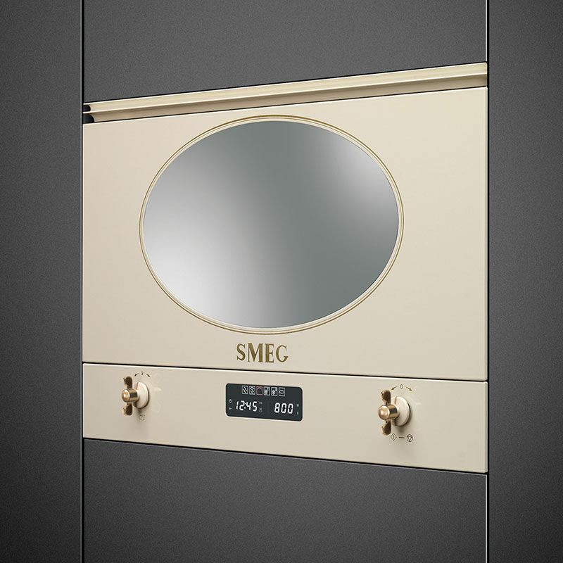 Microondas integrable Smeg MP822PO – 22 L, 850 W, Grill 1250 W