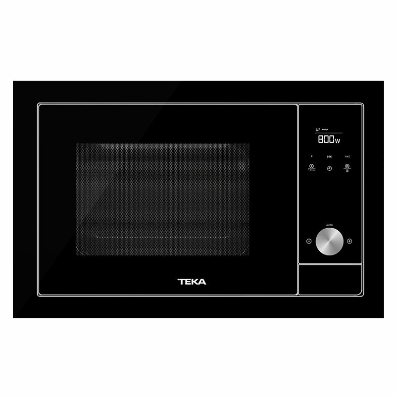 Microondas integrable Teka ML 8200 BIS L BK – 20 L, Grill 1.000 W, Panel táctil