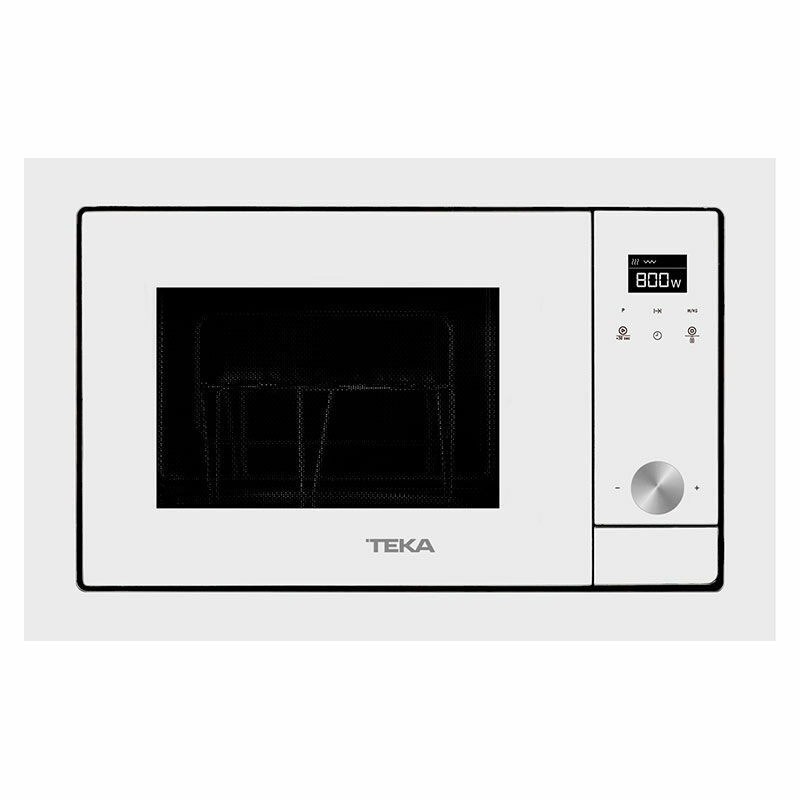Microondas integrable Teka ML8200BISWH – 20 L, Grill 1000 W, Display LCD