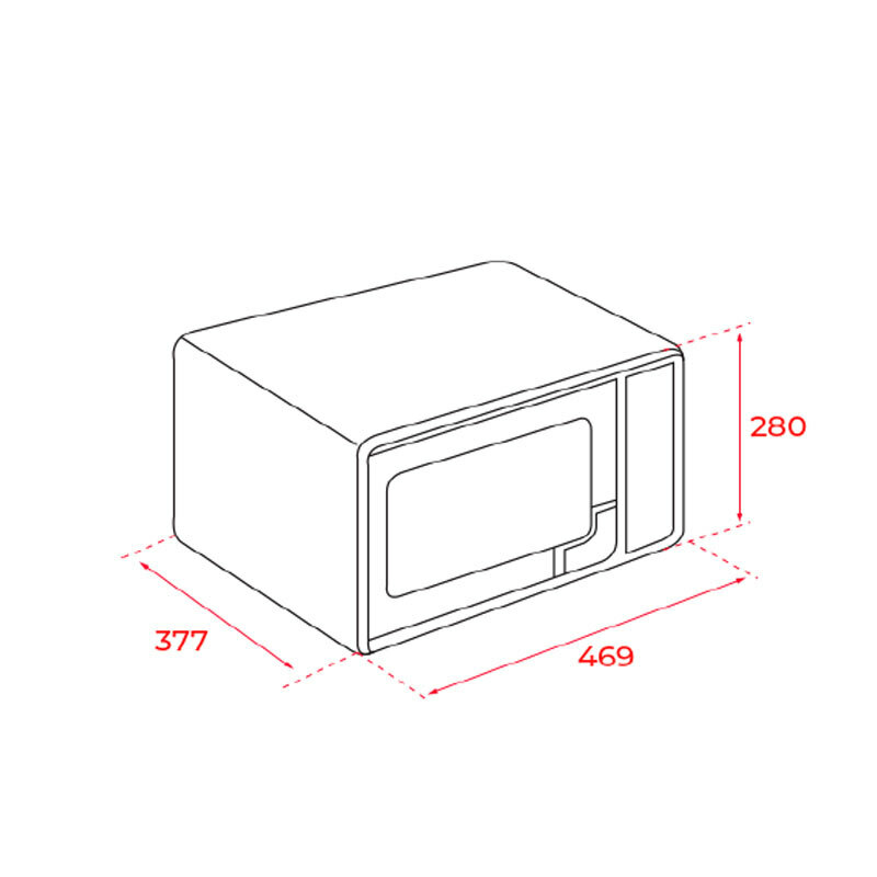 Microondas Teka MWE FS25 G WH – 25 L, 900 W microondas, grill 1000 W